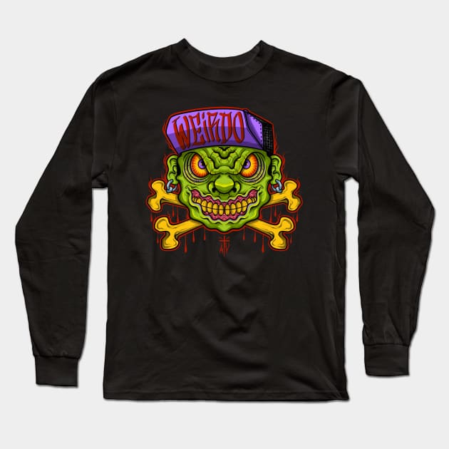 Weirdo monster Long Sleeve T-Shirt by Il villano lowbrow art